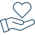 Icon: Hand / Heart