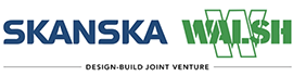 Skanska and The Walsh Group logos