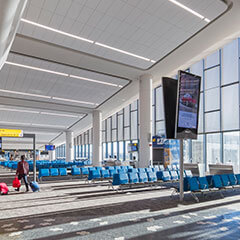 LaGuardia's Terminal B Eastern Concourse interior